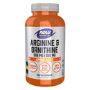 NOW Foods Arginine & Ornithine 500 mg / 250 mg 250 Veg Capsules - DailyVita