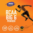 NOW Foods BCAA Big 6 Natural Grape Flavor Powder 600 g - DailyVita