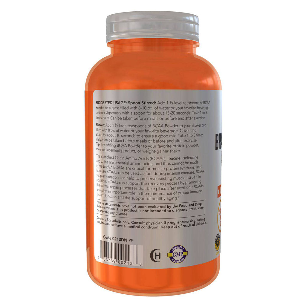 NOW Foods Branched Chain Amino Acid Powder 12 oz - DailyVita
