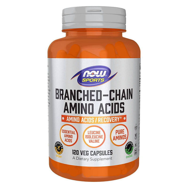 NOW Foods Branched Chain Amino Acids 120 Veg Capsules