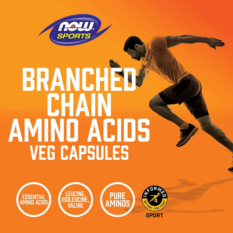 NOW Foods Branched Chain Amino Acids 120 Veg Capsules