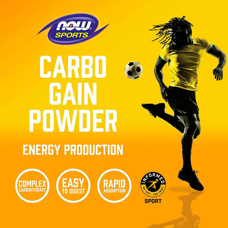 NOW Sports Nutrition、Carbo Gain Powder（Maltodextrin）、Rapid Absorption、Energy Production、12ポンド