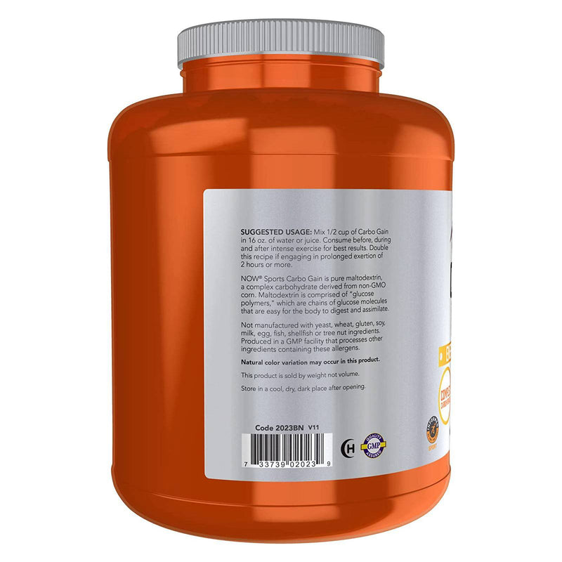 NOW Foods Carbo Gain Powder 8 lbs.