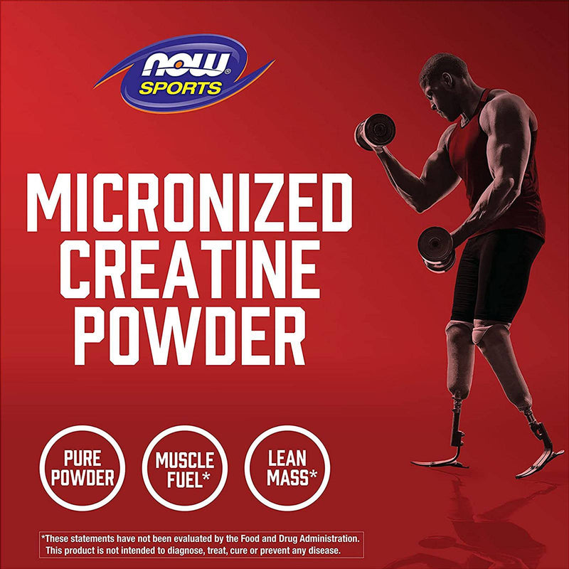 NOW Foods Creatine Monohydrate Micronized Powder 1.1 lbs. (500 g)