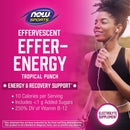 NOW Foods Effer-Energy Effervescent Tropical Punch 10 Tablets/Tube - DailyVita