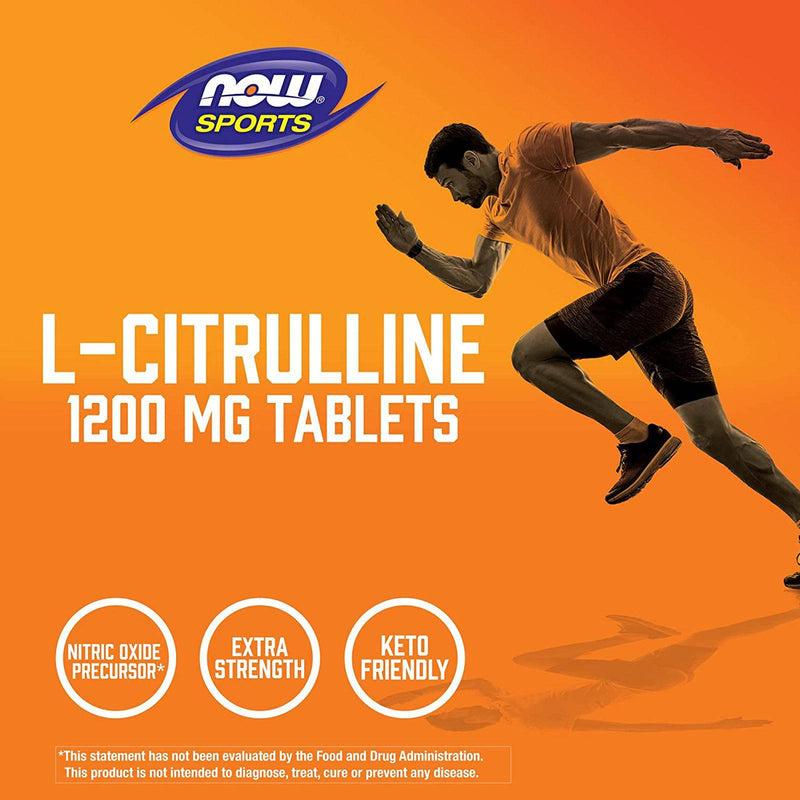 NOW Foods L-Citrulline Extra Strength 1200 mg 120 Tablets