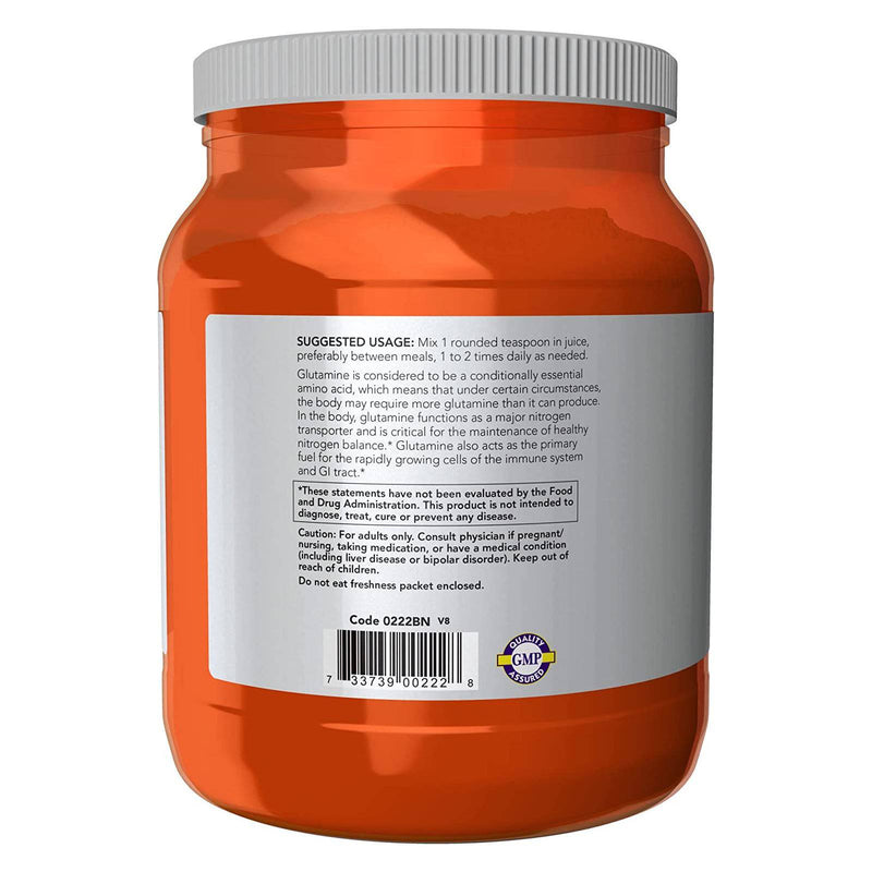 NOW Foods L-Glutamine Powder 1 kg (35.3 oz)