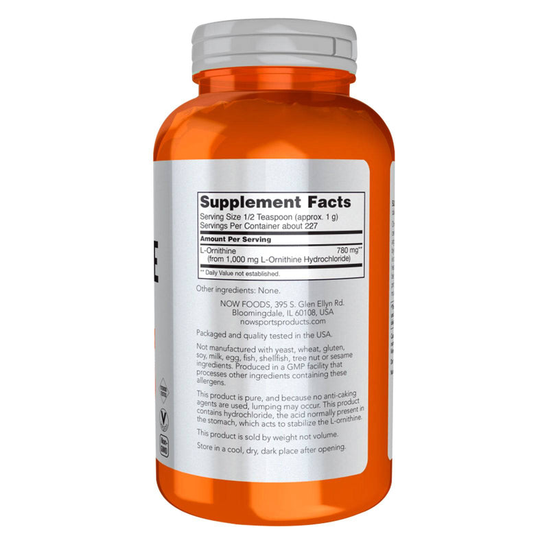 NOW Foods L- Ornithine 8 oz Powder