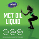 NOW Foods MCT Oil Chocolate Mocha 16 fl oz - DailyVita