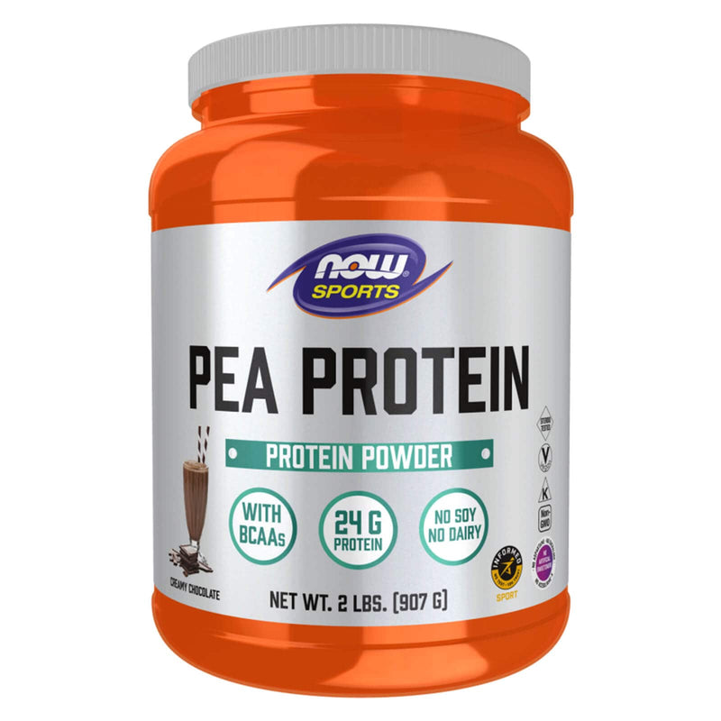 NOW Foods Pea Protein Creamy Chocolate Powder 2 lbs.