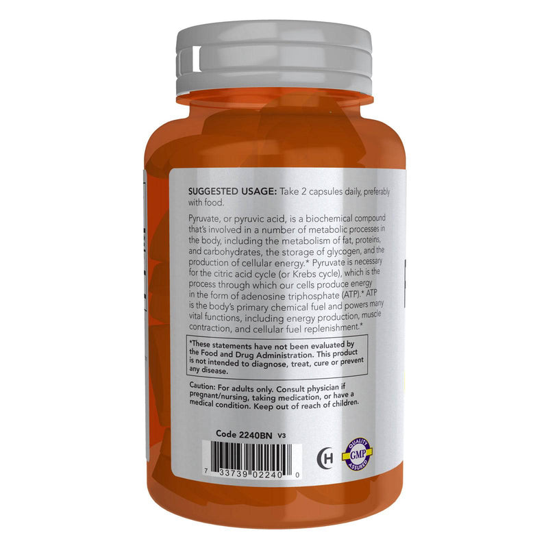 NOW Foods Pyruvate 100 Veg Capsules