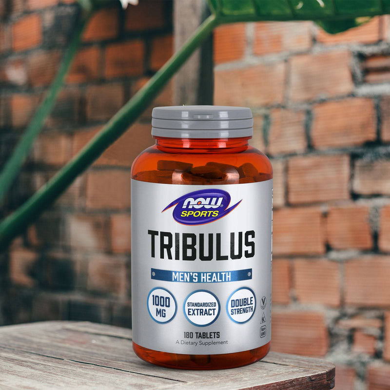 NOW Sports Nutrition、Tribulus（Tribulus terrestris）1,000 mg、ダブルストレングス、メンズヘルス、180錠