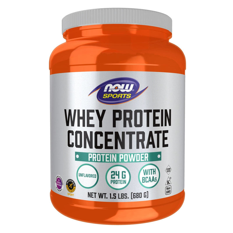 NOW Foods Whey Protein Concentrate Unflavored 1.5 lbs.