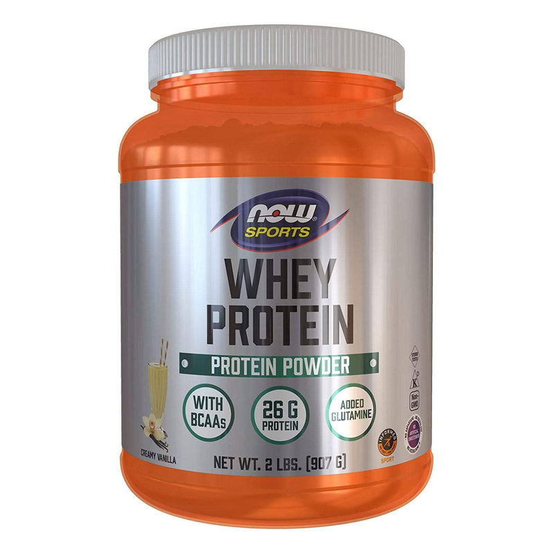 NOW Foods Whey Protein Creamy Vanilla Powder 2 lbs.