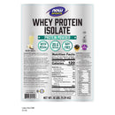 NOW Foods Whey Protein Isolate Creamy Vanilla Powder 10 Lbs. - DailyVita
