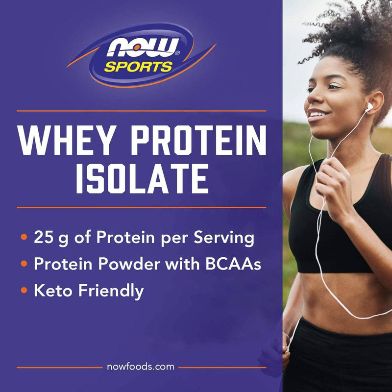 NOW Foods Whey Protein Isolate Creamy Vanilla Powder 10 Lbs.