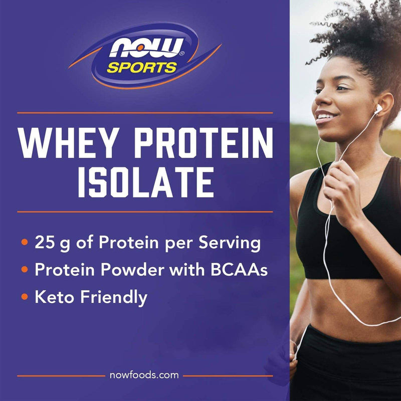 NOW Foods Whey Protein Isolate Creamy Vanilla Powder 5 lbs.