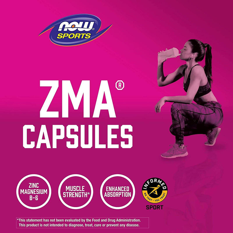 NOW Foods ZMA 90 Veg Capsules