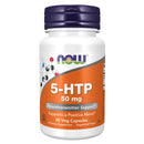 NOW Foods 5-HTP 50 mg 30 Veg Capsules - DailyVita