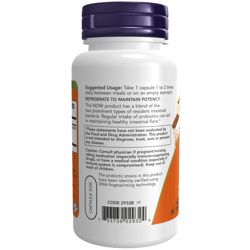 NOW Foods 8 Billion Acidophilus & Bifidus 120 Veg Capsules