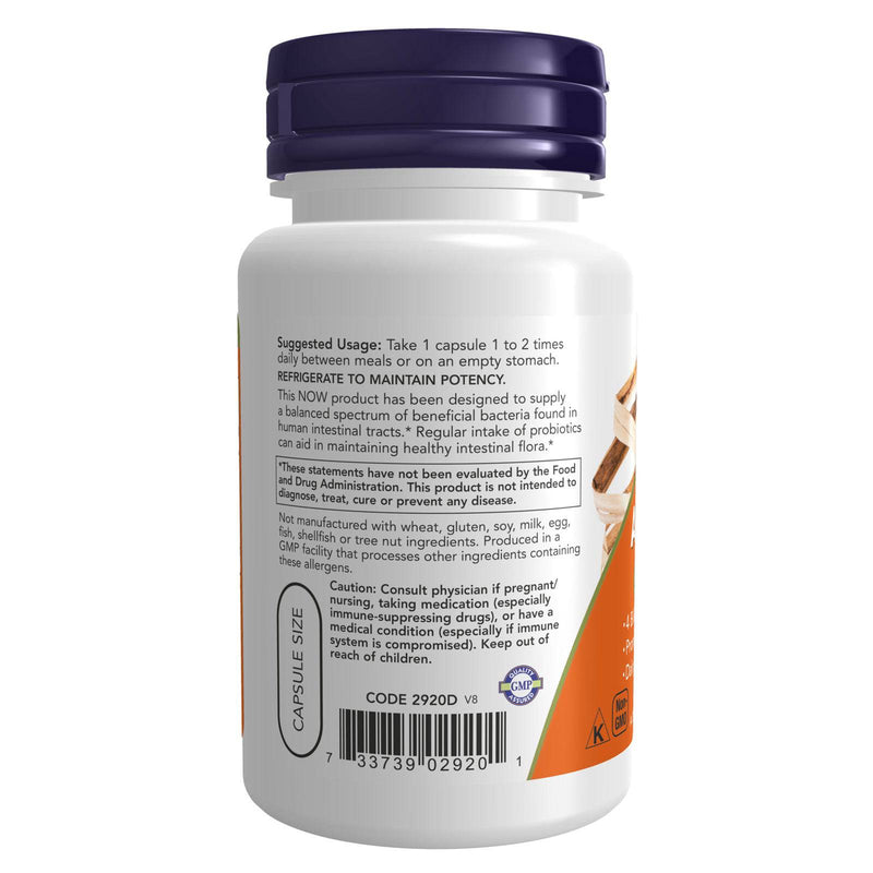 NOW Foods Acidophilus 4x6 60 Veg Capsules