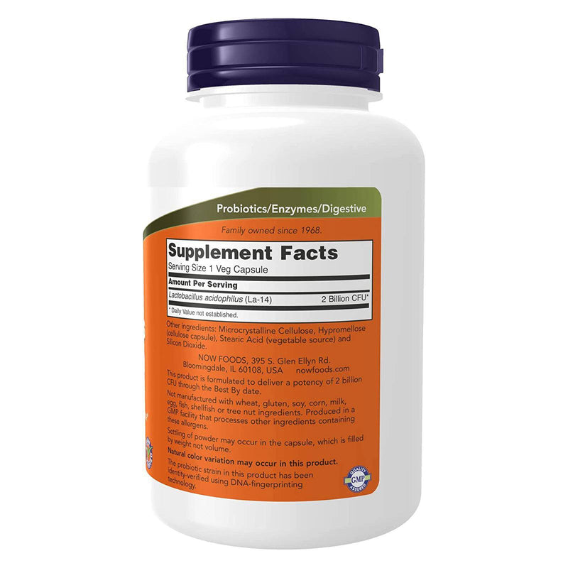 NOW Foods Acidophilus Two Billion 250 Veg Capsules