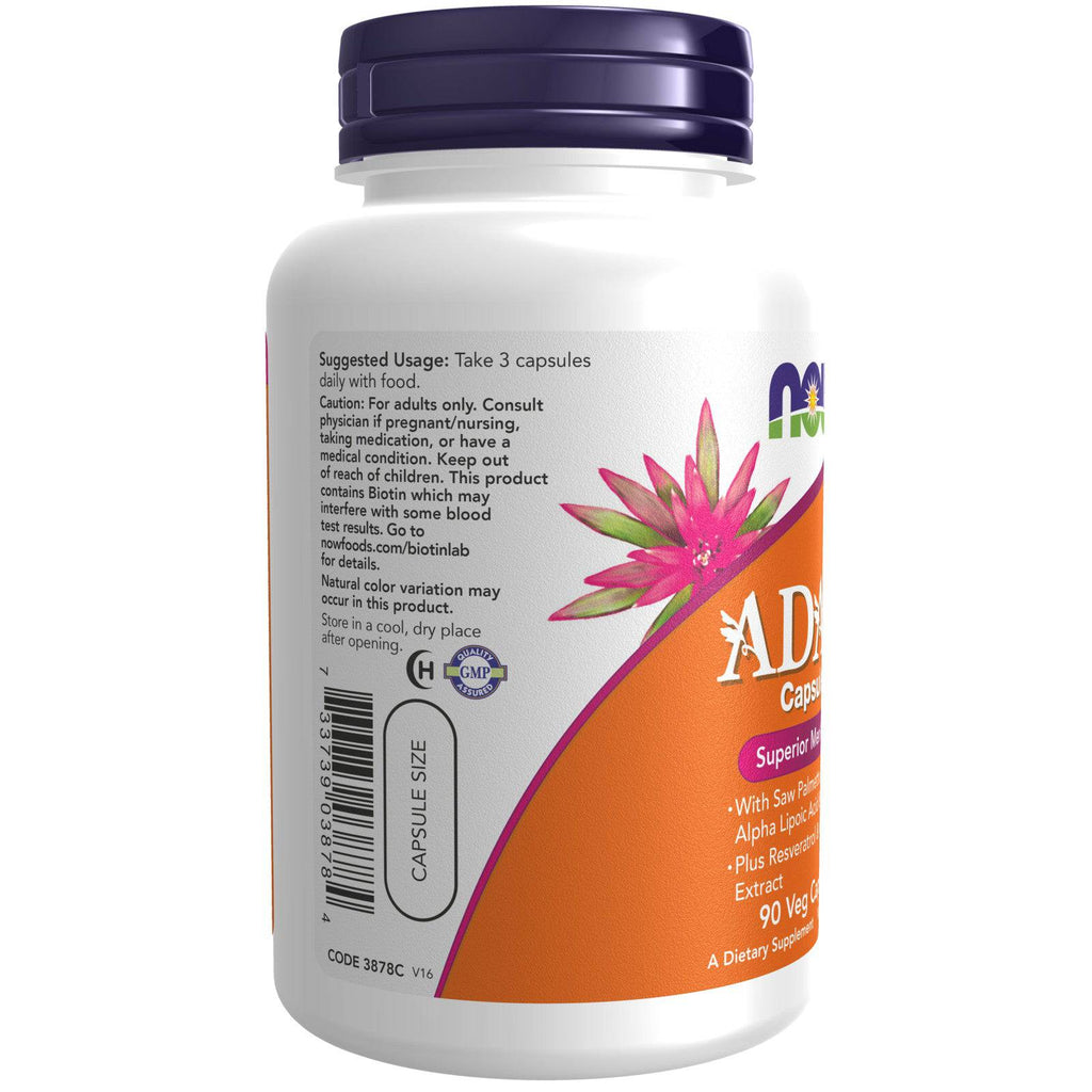 NOW Foods ADAM Men's Multiple Vitamin 90 Veg Capsules - DailyVita