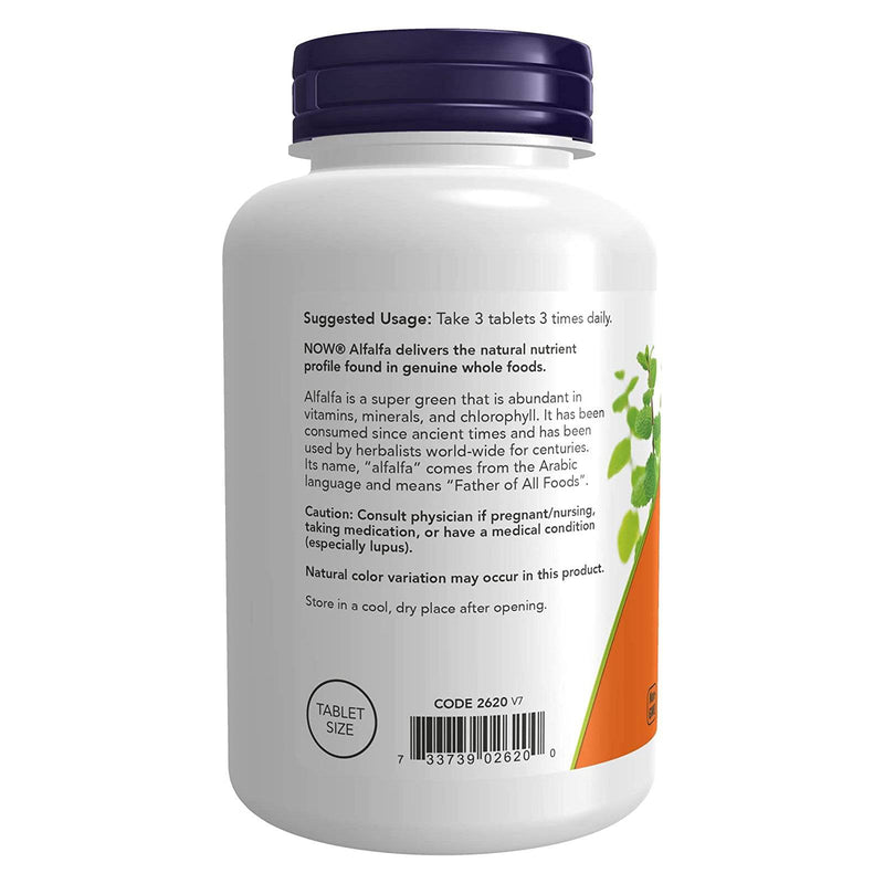 NOW Foods Alfalfa 650 mg 250 Tablets