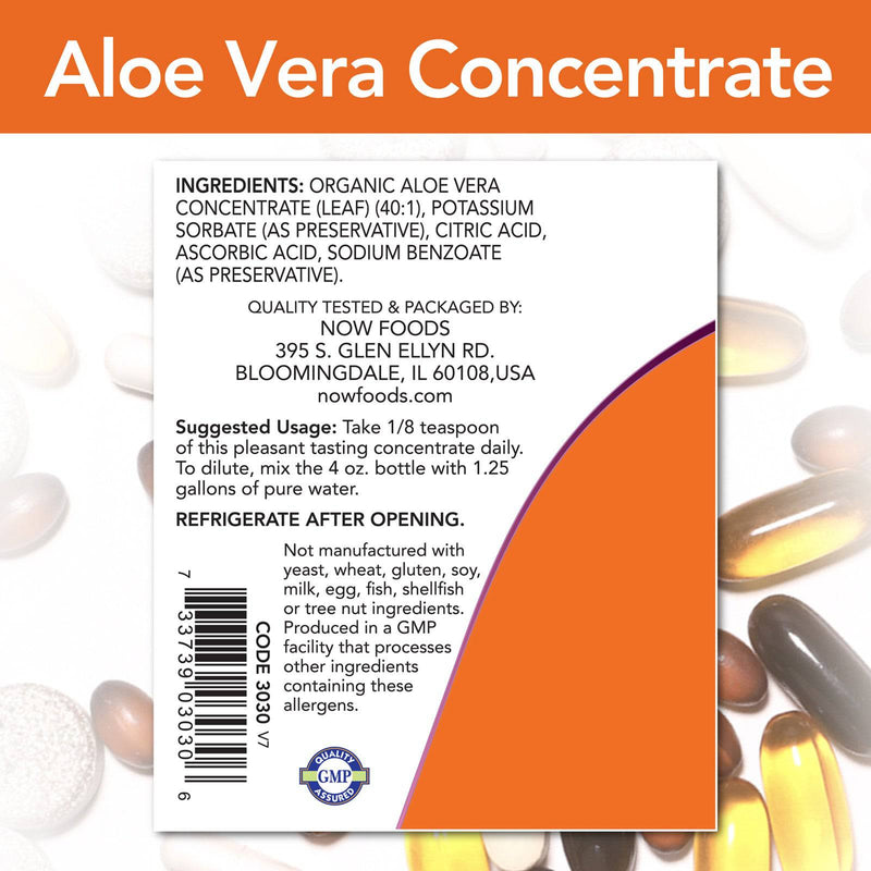 NOW Foods Aloe Vera Concentrate 4 oz