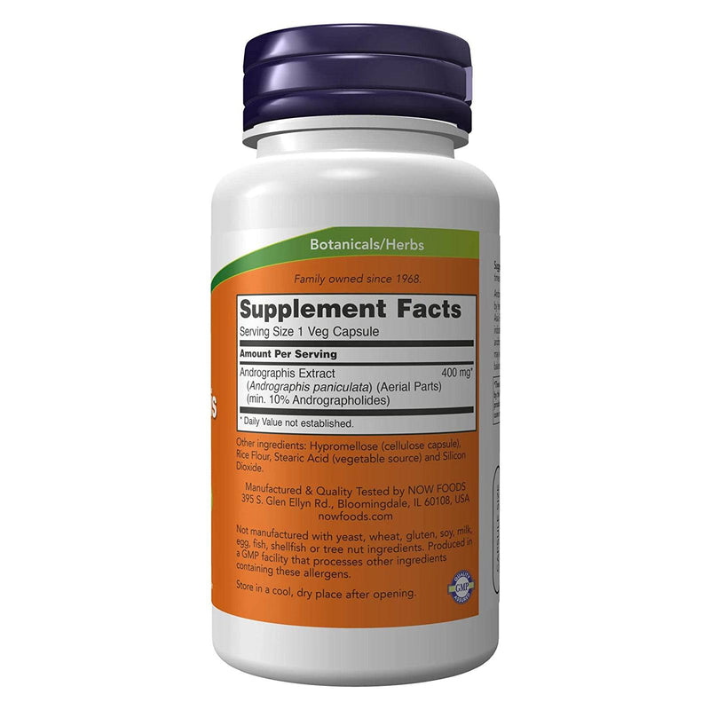 NOW Foods Andrographis Extract 400 mg 90 Veg Capsules