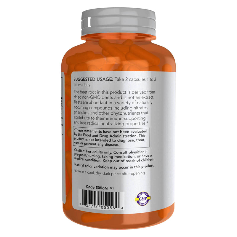 NOW Foods Beet Root 180 Veg Capsules