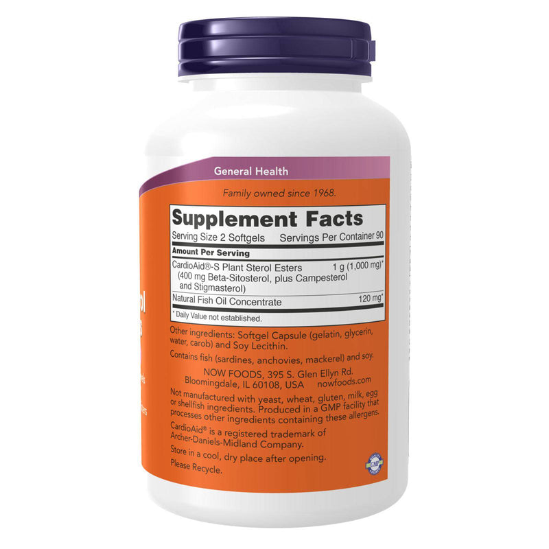 NOW Foods Beta-Sitosterol Plant Sterols 180 Softgels