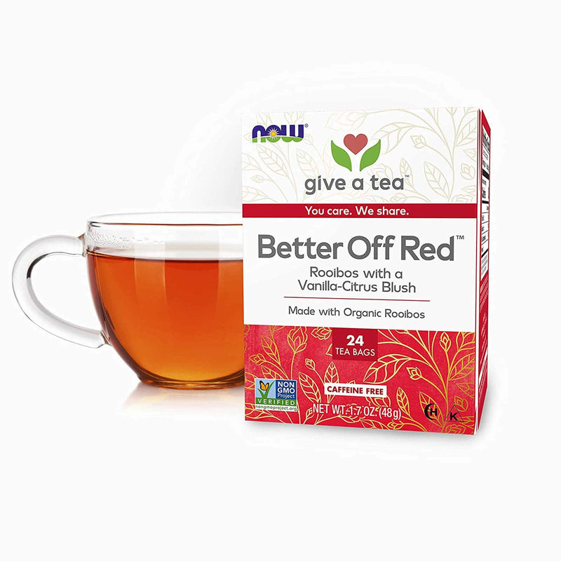 NOW Foods Better Off Red Rooibos Tea 24 Tea Bags