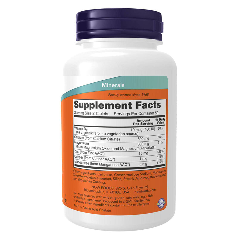 NOW Foods Calcium Citrate 100 Tablets