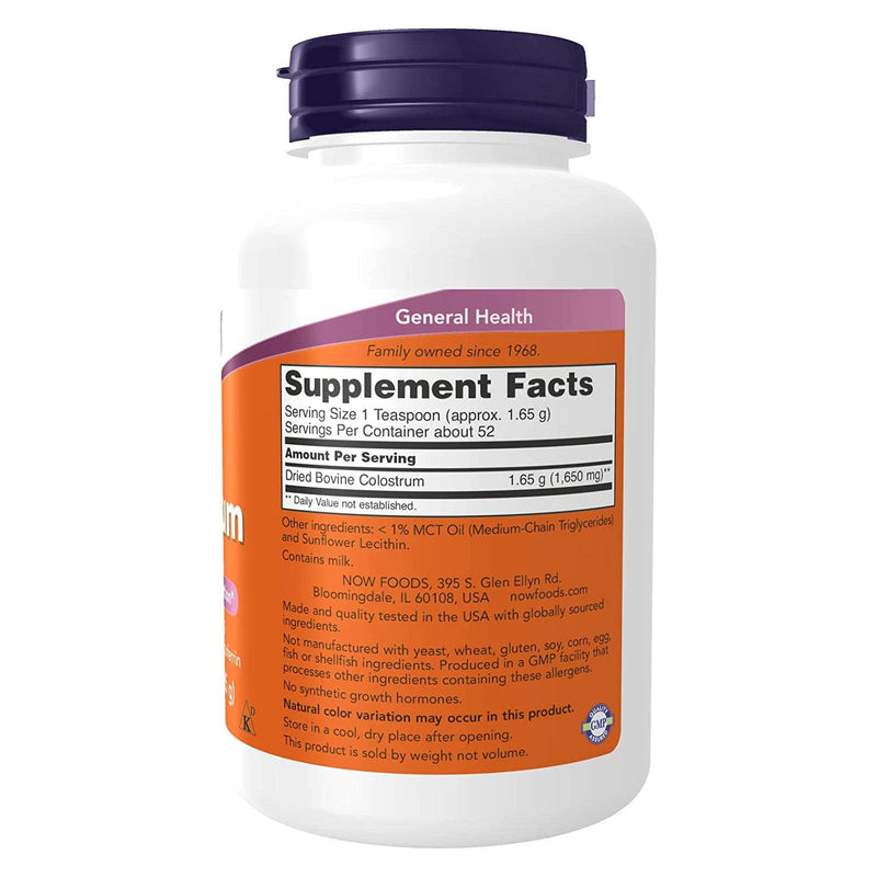 NOW Foods Colostrum Powder 3 oz