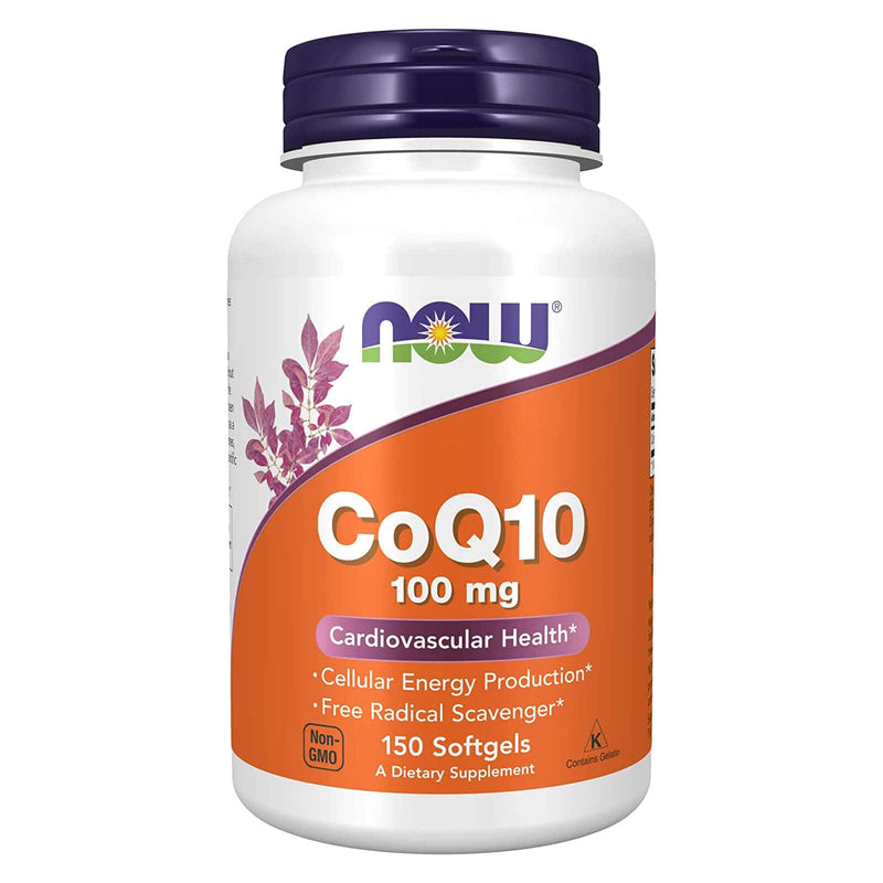 NOW Foods CoQ10 100 mg 150 Softgels