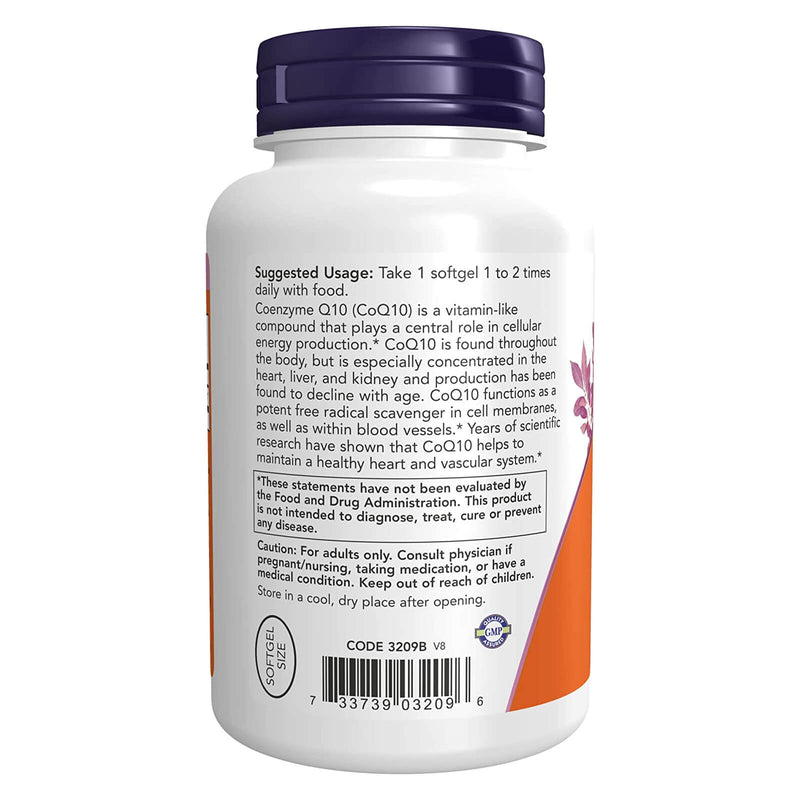 NOW Foods CoQ10 100 mg 150 Softgels