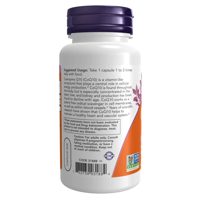 NOW Foods CoQ10 30 mg 120 Veg Capsules