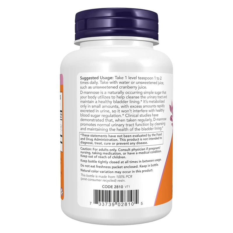 NOW Foods D-Mannose Pure 3 oz Powder