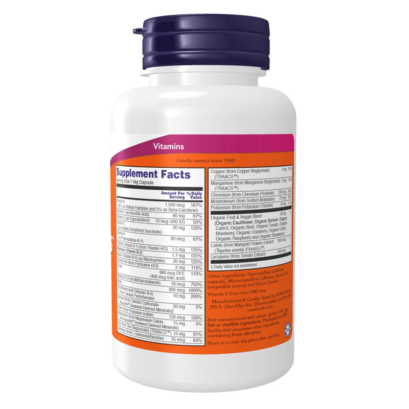 NOW Foods Daily Vits 120 Veg Capsules