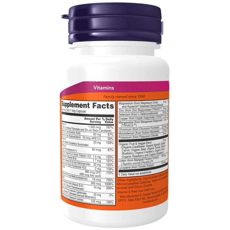 NOW Foods Daily Vits 30 Veg Capsules