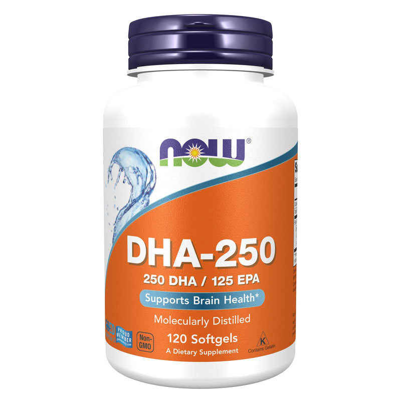 NOW Foods DHA-250 120 Softgels