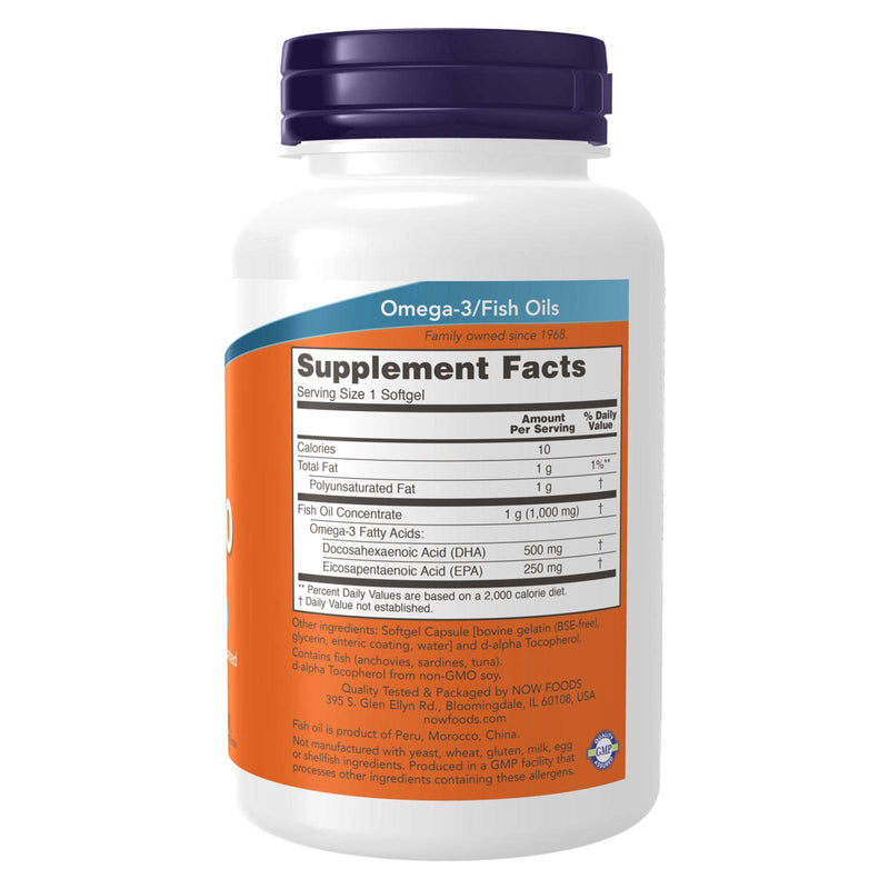 NOW Foods DHA-500 Double Strength 90 Softgels