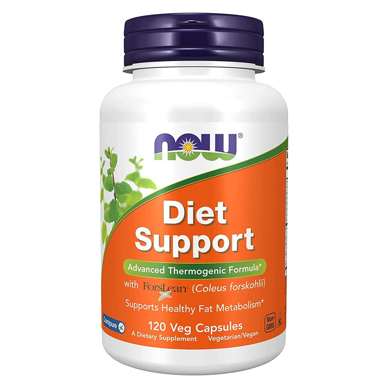 NOW Supplements, Soporte de dieta con forssleance® (Coleus forskohlii), 120 cápsulas de VEG