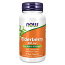 NOW Foods Elderberry 500 mg 60 Veg Capsules - DailyVita