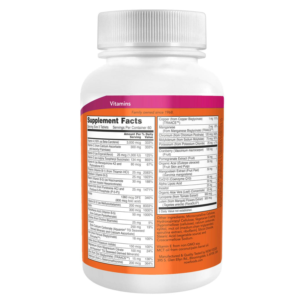 NOW Foods Eve Women's Multiple Vitamin 180 Tablets - DailyVita