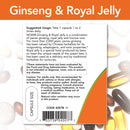 NOW Foods Ginseng & Royal Jelly 90 Veg Capsules - DailyVita