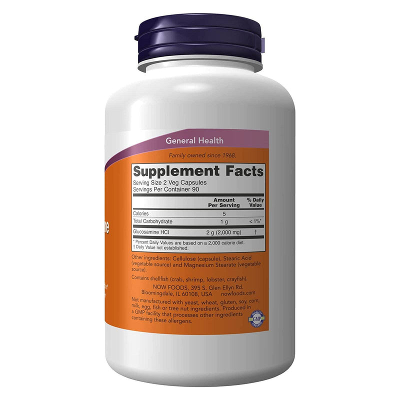 NOW Foods Glucosamine '1000' 180 Veg Capsules