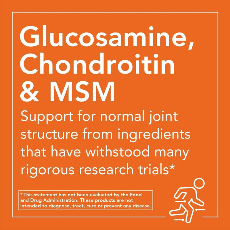 NOW Foods Glucosamine & Chondroitin Extra Strength 120 Tablets