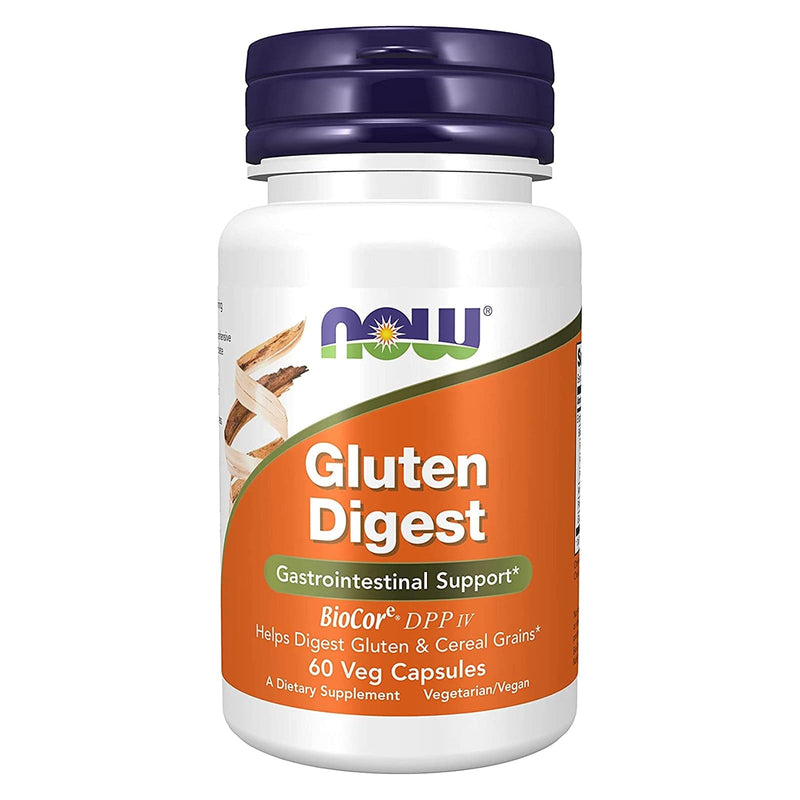 NOW Foods Gluten Digest 60 Veg Capsules